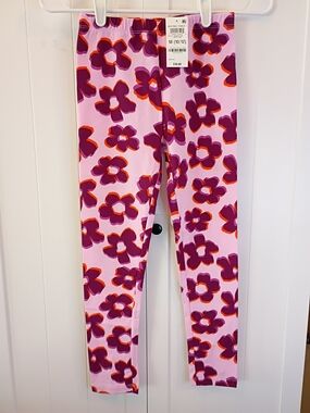 Epic Threads Pink Floral Print Leggings